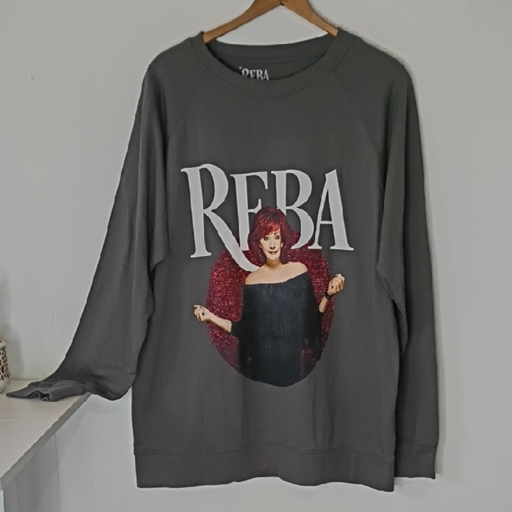 Reba McEntire sweatshirt with an album inspired graphic Long Sleeve Shirt Xl